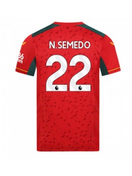 Moški Nogometna dresi replika Wolves Nelson Semedo #22 Gostujoči 2023-24 Kratek rokav